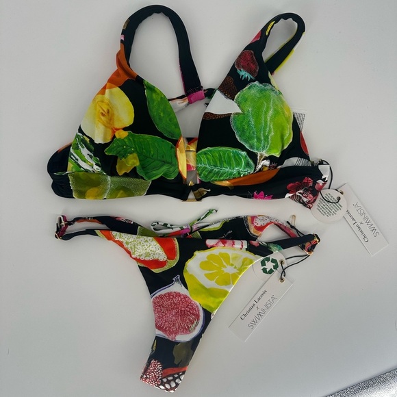 Swiminista X Christian Lacroix Cheeky Colorful Print Bikini - Picture 1 of 6